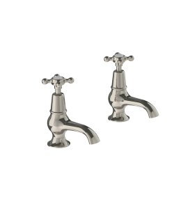 Lefroy Brooks Classic Krany wannowe stojące - zestaw Silver Nickel CH8054NK