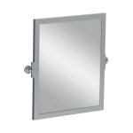 Lefroy Brooks Classic Lustro uchylne z mosiężną ramą Chrom LB4509CP