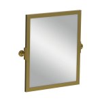 Lefroy Brooks Classic Lustro uchylne z mosiężną ramą Antique Gold LB4509AG