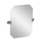 Lefroy Brooks Classic Lustro uchylne ośmiokątne Silver Nickel LB4946NK