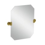 Lefroy Brooks Classic Lustro uchylne ośmiokątne Polished Brass LB4946PB