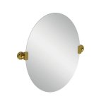 Lefroy Brooks Classic Lustro uchylne okrągłe Polished Brass LB4961PB