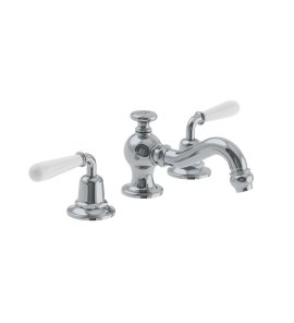  Lefroy Brooks La Chapelle Bateria umywalkowa 3-otworowa z korkiem automatycznym Chrom FW1204CP