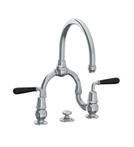 Lefroy Brooks La Chapelle Bateria umywalkowa 2-otworowa z korkiem automatycznym Chrom FB9000CP