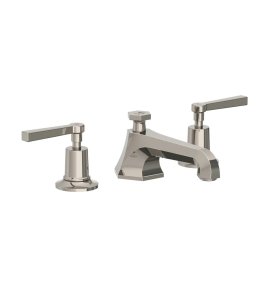 Lefroy Brooks Mackintosh Bateria umywalkowa 3-otworowa z korkiem automatycznym Silver Nickel ML1228NK