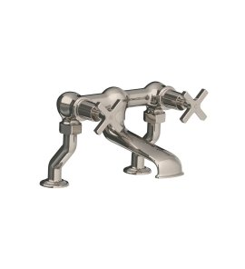 Lefroy Brooks Mackintosh Bateria wannowa 2-otworowa nablatowa Silver Nickel MH1107NK