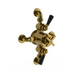 Lefroy Brooks Mackintosh Bateria termostatyczna natryskowa ścienna 2-drożna Antique Gold MK8746AG