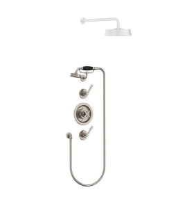 Lefroy Brooks Mackintosh Bateria natryskowa termostatyczna ze słuchawką prysznicową Silver Nickel MK8803NK