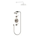 Lefroy Brooks Mackintosh Bateria natryskowa termostatyczna ze słuchawką prysznicową Silver Nickel MK8803NK