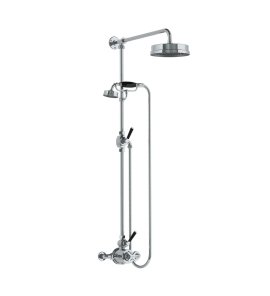 Lefroy Brooks Mackintosh Bateria natryskowa termostatyczna 2-otworowa z deszczownicą Ø 197 mm Chrom MB8704CP