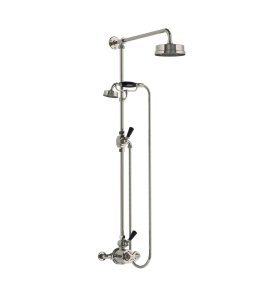 Lefroy Brooks Mackintosh Bateria natryskowa termostatyczna 2-otworowa z deszczownicą Ø 154 mm Silver Nickel MK8703NK
