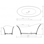 Marmorin Alice II Wanna wolnostojąca biała P 551 210 020 01 0 / P_W_002_06_2067