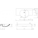 Marmorin Carme 98 Umywalka meblowa/nablatowa biała 260 098 020 01 0 / P_U_012_01_0980