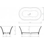Marmorin Cascada Wanna wolnostojąca biała P 724 154 020 01 0 / P_W_013_03_1533