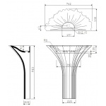Marmorin Flora Umywalka stojąco-przyścienna biała P 525 075 020 01 0 / P_S_033_01_0762