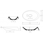 Marmorin Goccia Umywalka nablatowa biała P 595 065 020 01 0 / P_U_035_01_0638