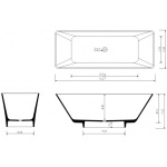 Marmorin Loren Wanna wolnostojąca biała 720 163 020 01 0 / P_W_056_02_1627