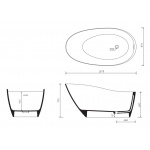 Marmorin Mia Wanna wolnostojąca biała P_W_557_01_1678