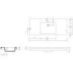 Marmorin Moira Bis 120 Umywalka meblowa/wpuszczana w blat biała 280 120 02 01 0 /P_U_059_05_1200