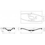 Marmorin Noel 800 Umywalka meblowa/wpuszczana w blat biała 580 080 020 01 0 / P_U_061_01_0800