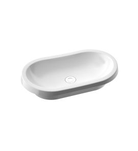 Marmorin Pia 700 Umywalka wpuszczana w blat/nablatowa biała 572 070 020 01 0 / P_U_070_03_0720