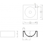 Marmorin Rea Umywalka meblowa/nablatowa 201 040 020 01 0 / P_U_072_02_0400