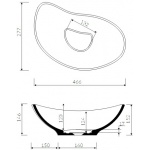 Marmorin Talassa Umywalka nablatowa biała P 520 044 020 01 0 / P_U_079_01_0466