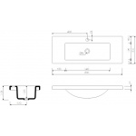 Marmorin Talia 80 Umywalka meblowa/wpuszczana w blat biała 270 080 020 01 0 / P_U_078_05_0800
