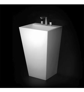 Marmorin Tebe 55 S Umywalka stojąca-przyścienna Biały P_S_082_10_0550