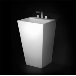 Marmorin Tebe 55 S Umywalka stojąca-przyścienna Biały P_S_082_10_0550