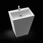 Marmorin Tebe 700 Umywalka stojąco-przyścianna biała P 530 070 020 01 0 / P_S_082_02_0700