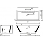Marmorin Tebe I Wanna dościenna biała P 530 180 020 01 0 / P_W_082_03_1805