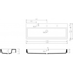 Marmorin Teo 1200 Umywalka meblowa/wpuszczana w blat biała 641 120 020 01 0 / P_U_083_05_1200