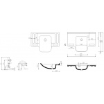 Marmorin Uni Umywalka wisząca biała 550 085 020 01 0 / P_U_093_01_0850