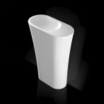 Marmorin Wega 600 L Umywalka stojąca-przyścienna biała P 515 060 720 01 0 / P_S_100_02_0607