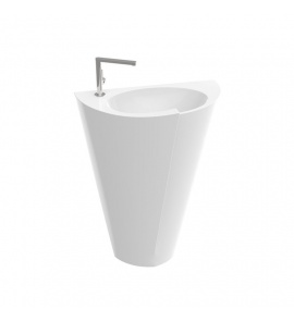 Marmorin Zora S Umywalka wolnostojąca-przyścienna biała P_S_531_02_0600