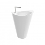 Marmorin Zora S Umywalka wolnostojąca-przyścienna biała P_S_531_02_0600