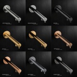 MGS Bateria umywalkowa jednootworowa różowe złoto 0289MB338B