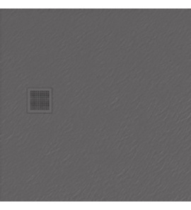 New Trendy Mori Brodzik kwadratowy 90x90x3 cm szary B-0395