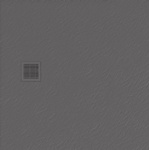 New Trendy Mori Brodzik kwadratowy 90x90x3 cm szary B-0395