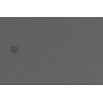 New Trendy Mori Brodzik prostokątny 140x80x3 cm szary B-0400