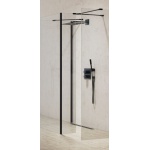 New Trendy New Modus Black Ścianka Prysznicowa Walk-In 80x200 cm czarna EXK-0099