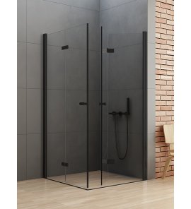 New Trendy New Soleo Black Kabina prysznicowa kwadratowa 90x90x195 cm D-0235A/D-0239A