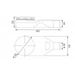New Trendy Syfon brodzikowy Ø90 czarny S-0039