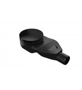 New Trendy Syfon brodzikowy Ø90 czarny S-0039