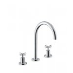 Newform Blink Bateria umywalkowa 3-otworowa z średnią wylewką chrom 70801.21.018