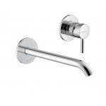 Newform Blink Bateria umywalkowa z długą wylewką jednouchwytowa podtynkowa część zewnętrzna chrom 70830E.21.018