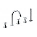 Newform Blink Bateria wannowa 5-otworowa na brzeg wanny chrom 70882C.21.018