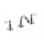 Newform Blink Chic Bateria bidetowa 3-otworowa z korkiem chrom 71035.21.018