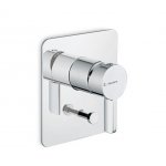 Newform Blink Chic Bateria prysznicowa jednouchwytowa podtynkowa z przełącznikiem na dwa wyjścia część zewnętrzna chrom 71070E.21.018